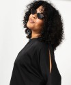 Blouse manches chauve-souris femme grande taille